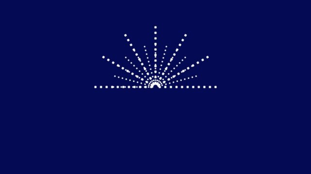 Shiny Firework Explosions Dynamic Line Circles for Celebrations & Parties. 4 set Fast movement of modern circles fireworks explosion line. 4l animation