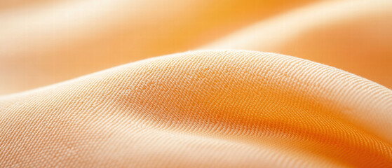 Soft Orange Fabric Texture