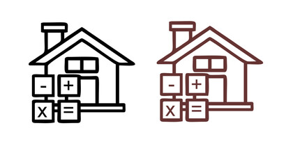 A set of line icons related to construction. Construct, worker, tools, machines, oil, wall, drill, measure, excavator and so on. Vector outline icons set.