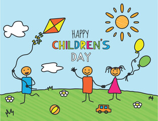 children playing in the park