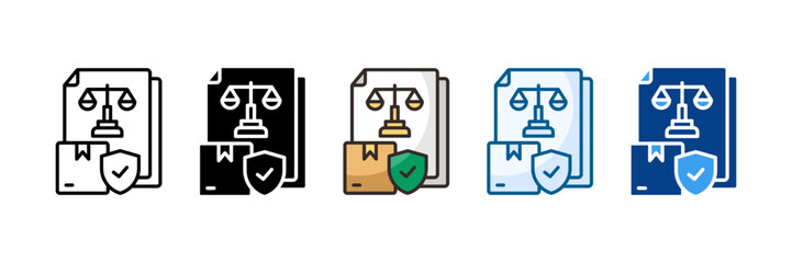 Product Safety Regulations  Icon Set Multiple Style Collection