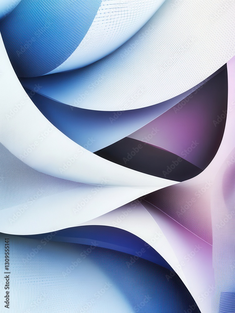 Poster futuristic paper art background merging layered cut outs with digital elements for cyber politics an