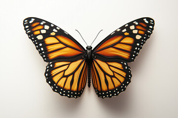 Fototapeta premium Beautiful Monarch Butterfly in Detail