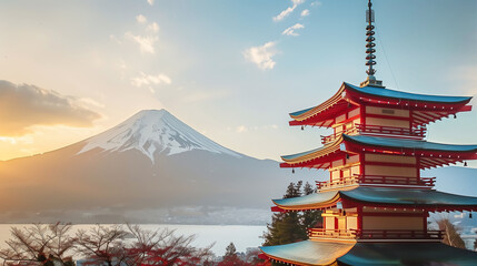 travel and tourism landmark in japan