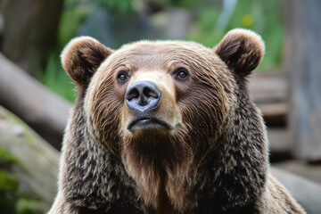 Obraz premium A close-up of a brown bear (Grizzly)