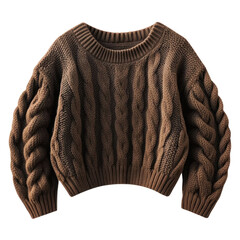 Crop Sweater isolated on transparent png background.