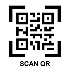 Fototapeta premium Qr code scan vector
