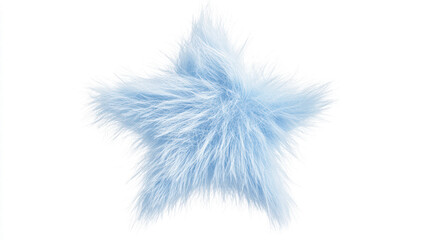 Obraz premium Fuzzy Blue Star