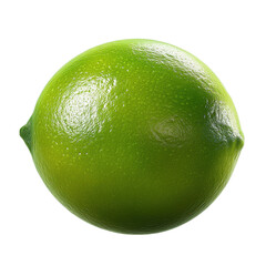 Lime isolated on transparent png background.