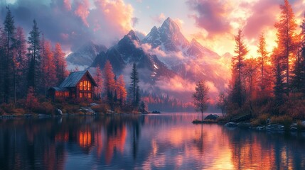 Fototapeta premium Mountains 