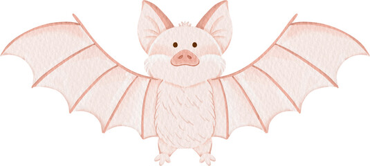 watercolor bat