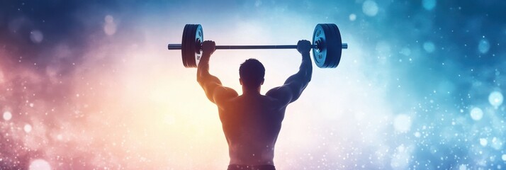 Strength and determination shine during an intense workout session at the gym