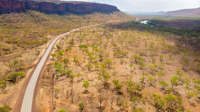Drone images of remote area in Western Australia