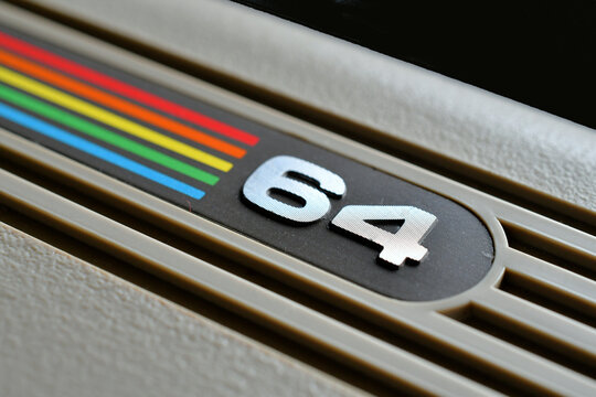 Vintage Retro Commodore 64 C64 computer 1980s