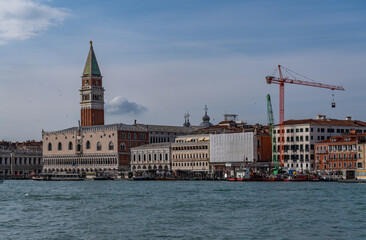 Fototapeta premium canal views around Venice Italy Europe