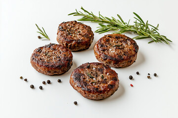 Grilled Beef Patties with Herbs & Spices – Delicious BBQ Food