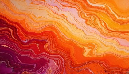 Fototapeta premium Sunset background with swirling oranges, pinks, and golds.