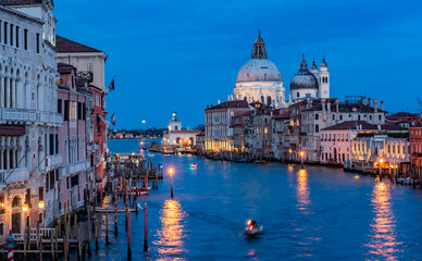canal views around Venice Italy Europe