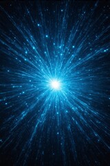 a close up of a star burst with a black background