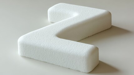 Fototapeta premium soap foam letter Z 