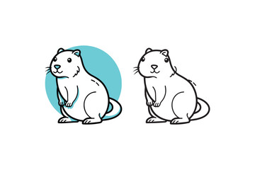 two polar bears in the snow