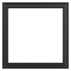 Picture frame. 3D frame. 3D illustration.