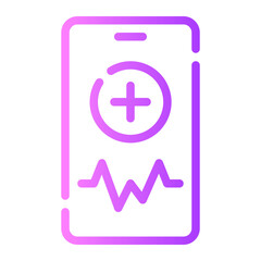 medical app gradient icon