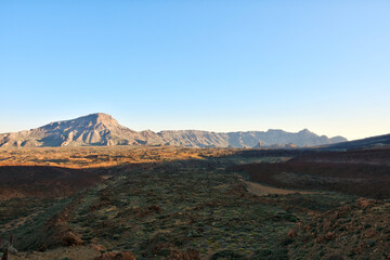 Scenic view of landscape in central Tenerife