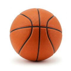 basketball isolated on white background. orange basketball on white background.