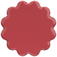 Price tag. Text box. 3D illustration.