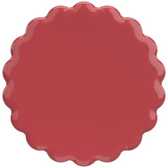 Price tag. Text box. 3D illustration.