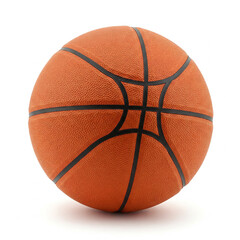 Obraz premium basketball isolated on white background. orange basketball on white background.