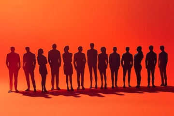 Diverse Business People Teamwork Support Line