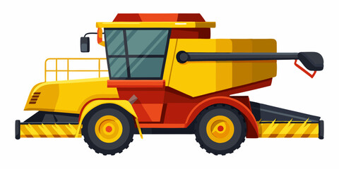 Modern Agricultural Combine Harvester for Efficient Grain Harvesting