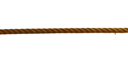 Photo of straight rope isolated on transparent background.png