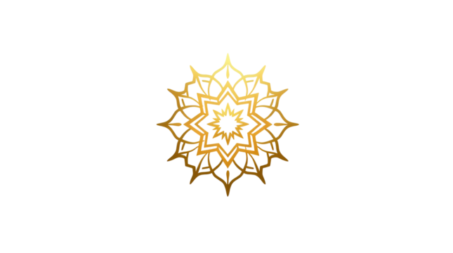 Photo of golden furniture decorative element isolated on transparent background.png