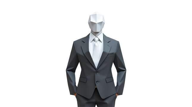Photo of headless man in a business suit isolated on transparent background.png