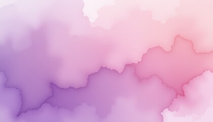 Obraz premium Abstract Lavender and Pink Watercolor Gradient