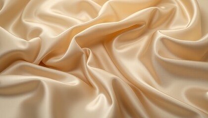 Obraz premium Smooth Cream Satin Fabric