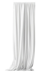 PNG White curtains hanging fabric home minimalist.