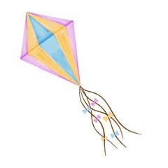 Obraz premium watercolor kite