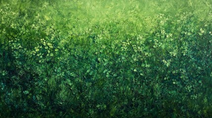 Obraz premium Lush Green Grass Landscape in a Verdant Expanse Under Bright Sky