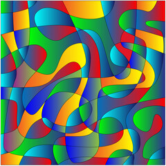 Obraz premium Liquid colorful background. Futuristic Gradient. Fluid gradient shapes