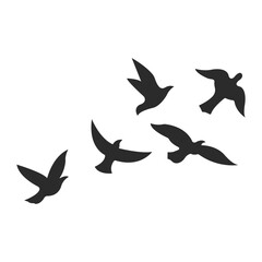 Flying Birds Silhouette