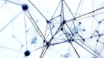 Abstract Network Structure Illustration