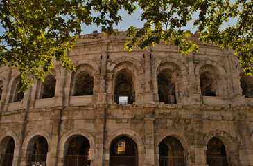 Roman Amphitheater Located The French