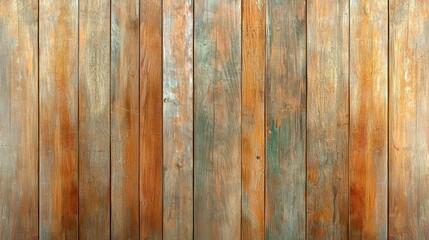 Obraz premium Rustic brown and green painted wooden wall texture ideal background for design projects