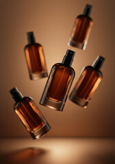 Brown tone Perfume Bottles Product Photography