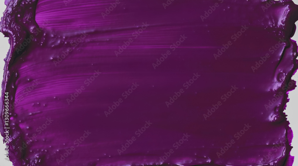 Aufkleber A bold stroke of purple paint spreads across a canvas, displaying vivid color and a glossy texture, ideal for artistic projects