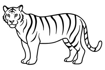 Fierce Tiger Linework